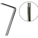 Chave pino Torx para trocar a faca da roçadeira