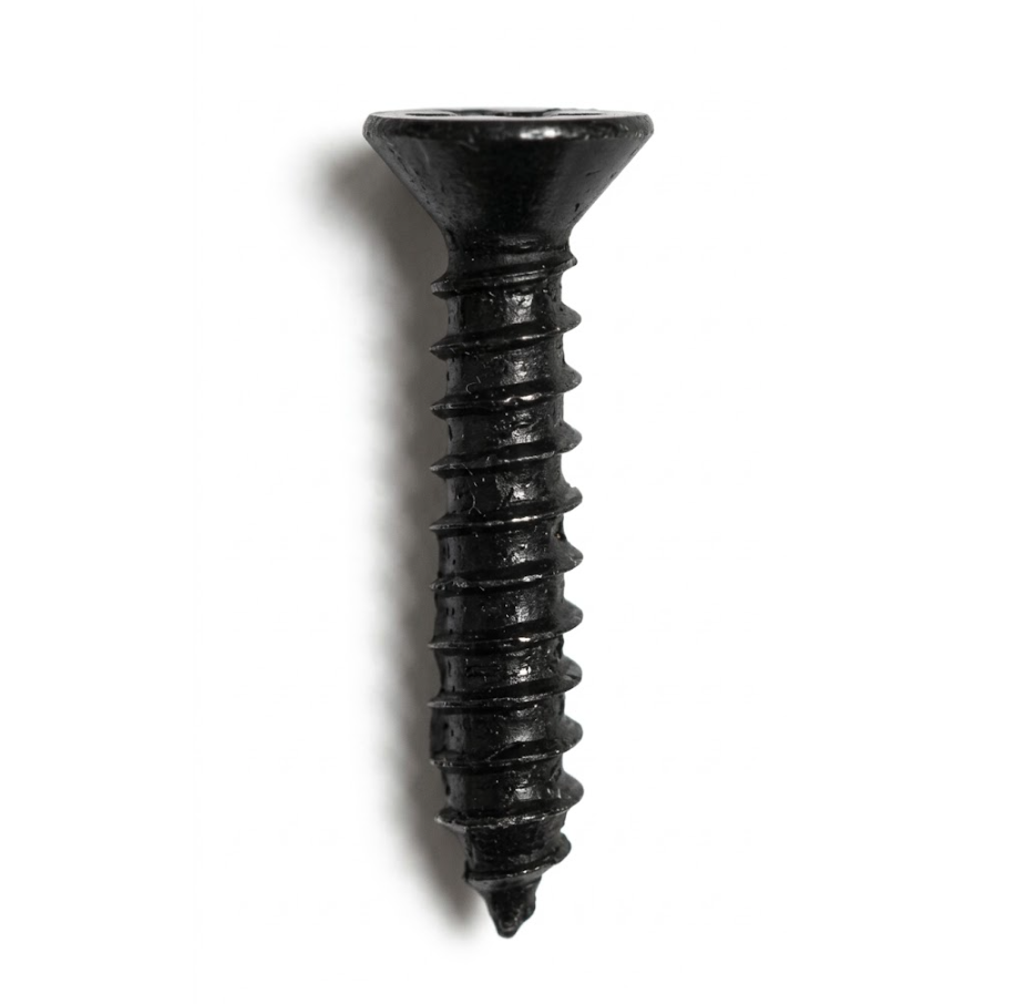 Parafuso Cabeça Chata 3,5x19mm Zinc. Preto Philips - Pacote 100 Unidades